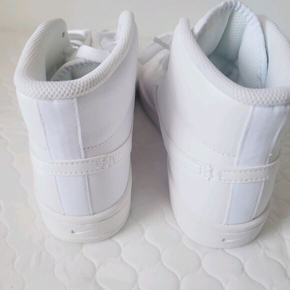 NIKE Womens COURT ROYALE 2 MID LACE-UP TRAINERS SNEAKERS SHOES WHITE SIZE 9 - Picture 8 of 11